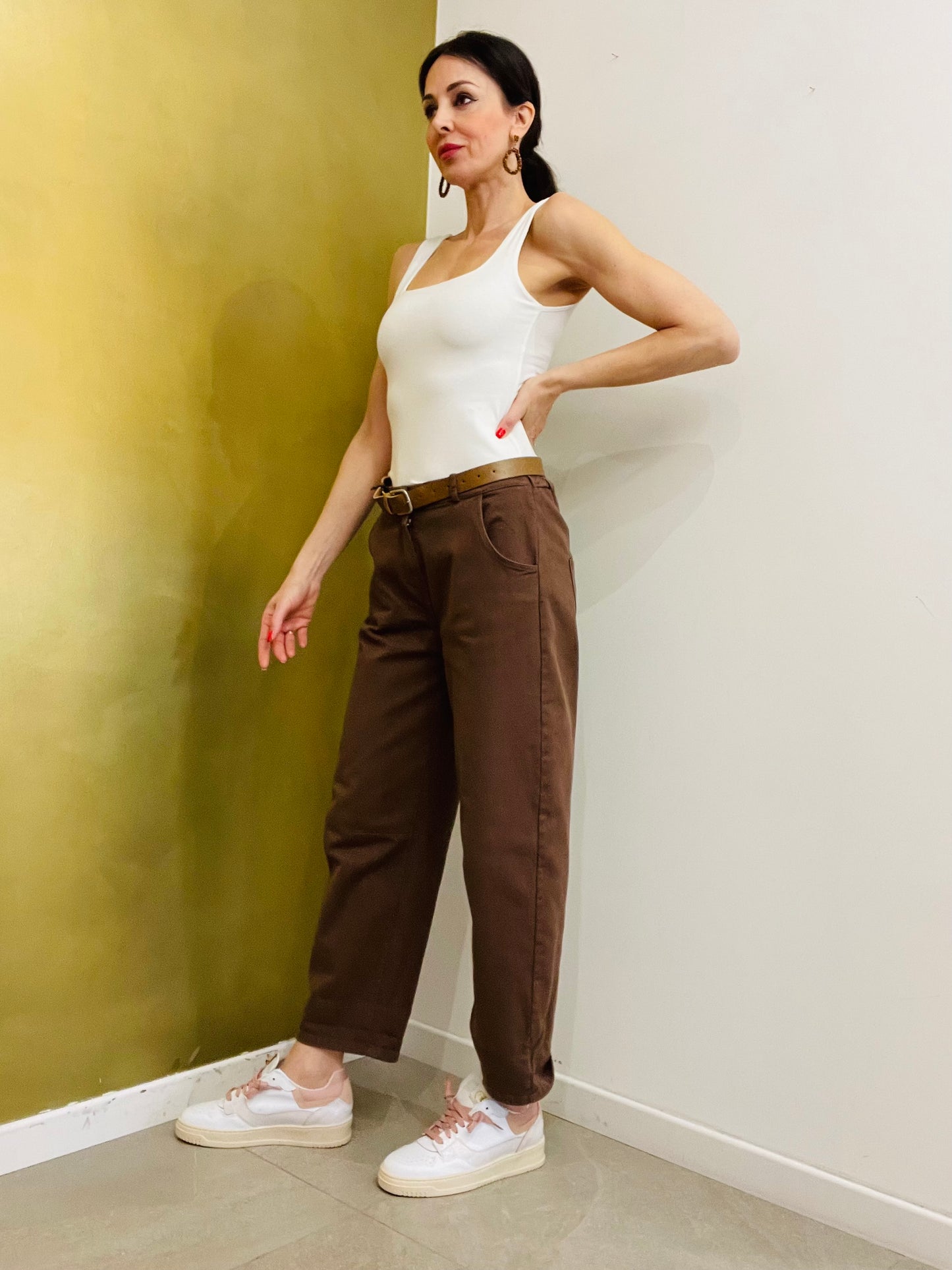 PANTALONE OVETTO TENSIONE IN