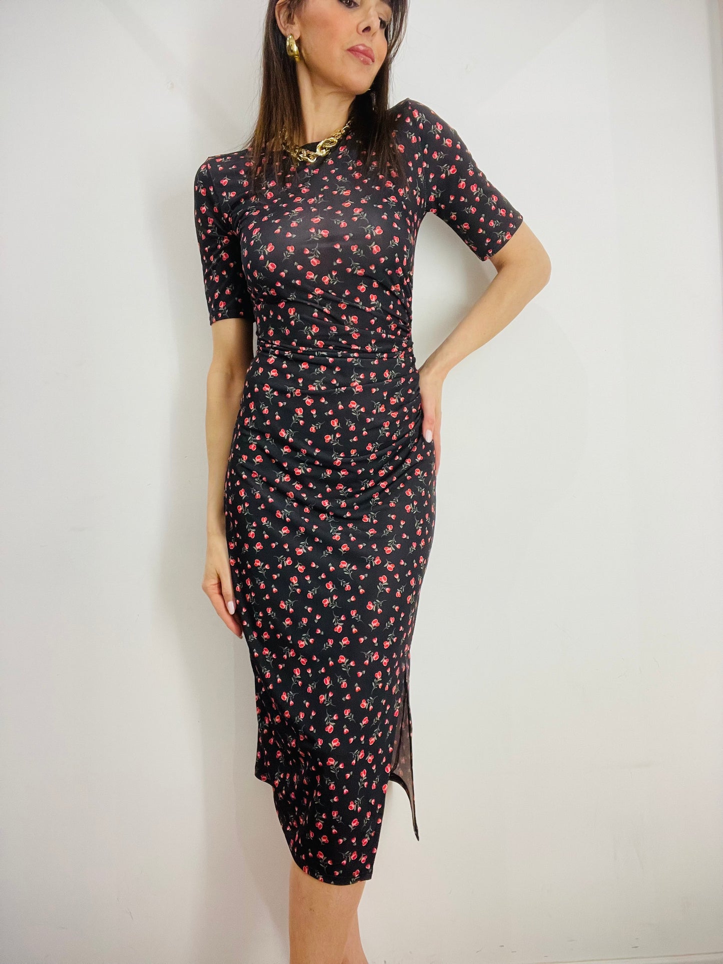 ABITO LUNGO FLOREALE