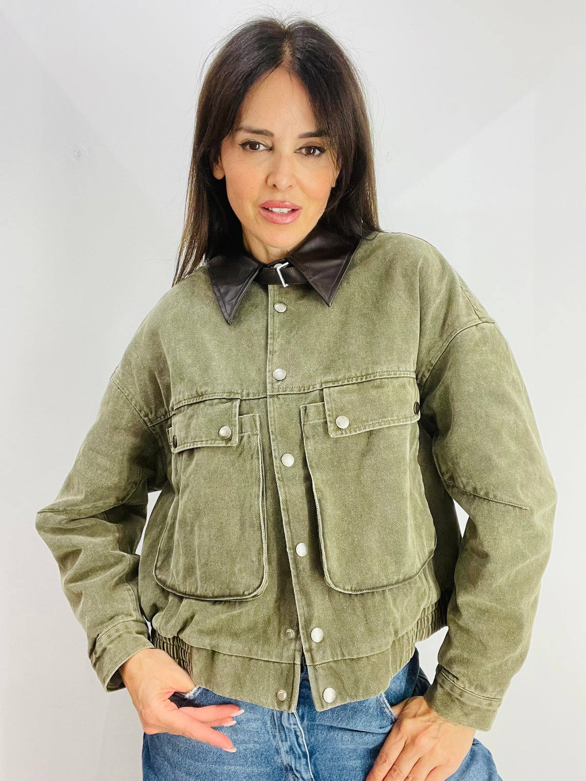 BOMBER IN DENIM