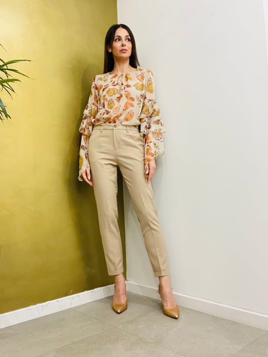 PANTALONE SIGARETTA GESSATO SQUAD