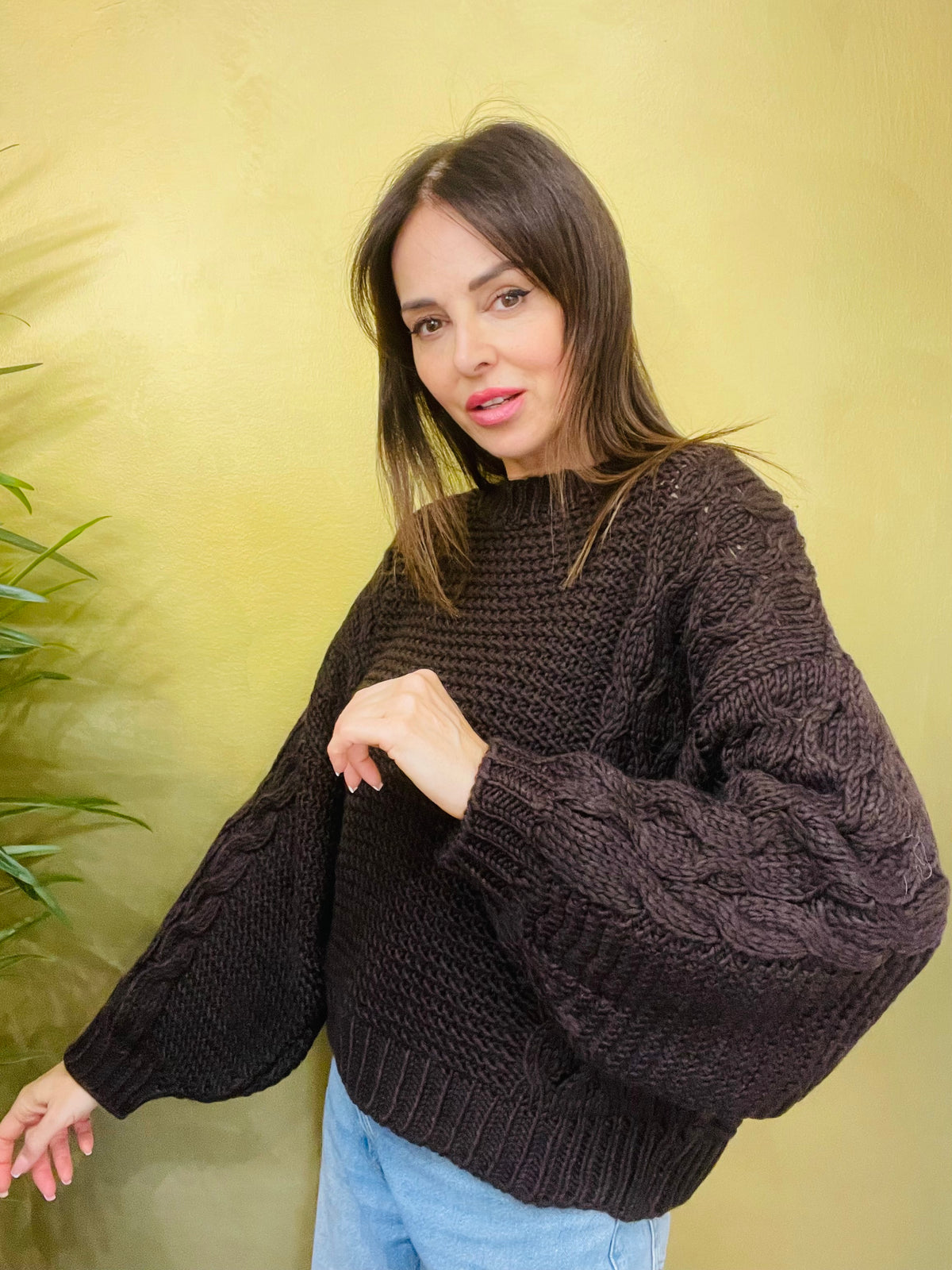 MAGLIONE TRECCE
