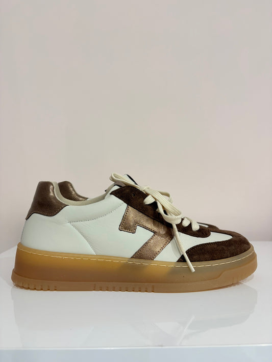 SNEAKERS IN PELLE E CAMOSCIO