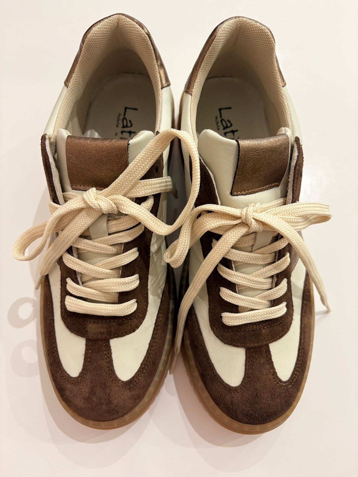 SNEAKERS IN PELLE E CAMOSCIO
