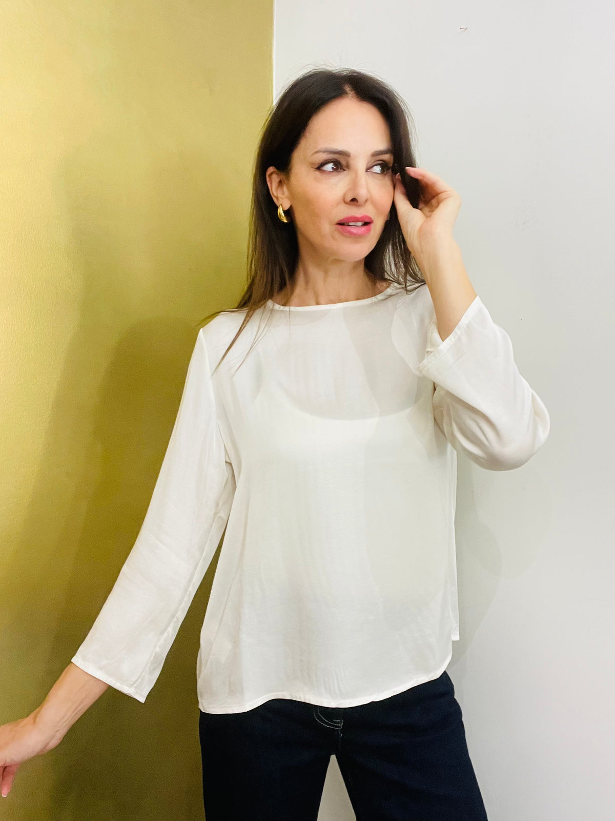 BLUSA SATIN