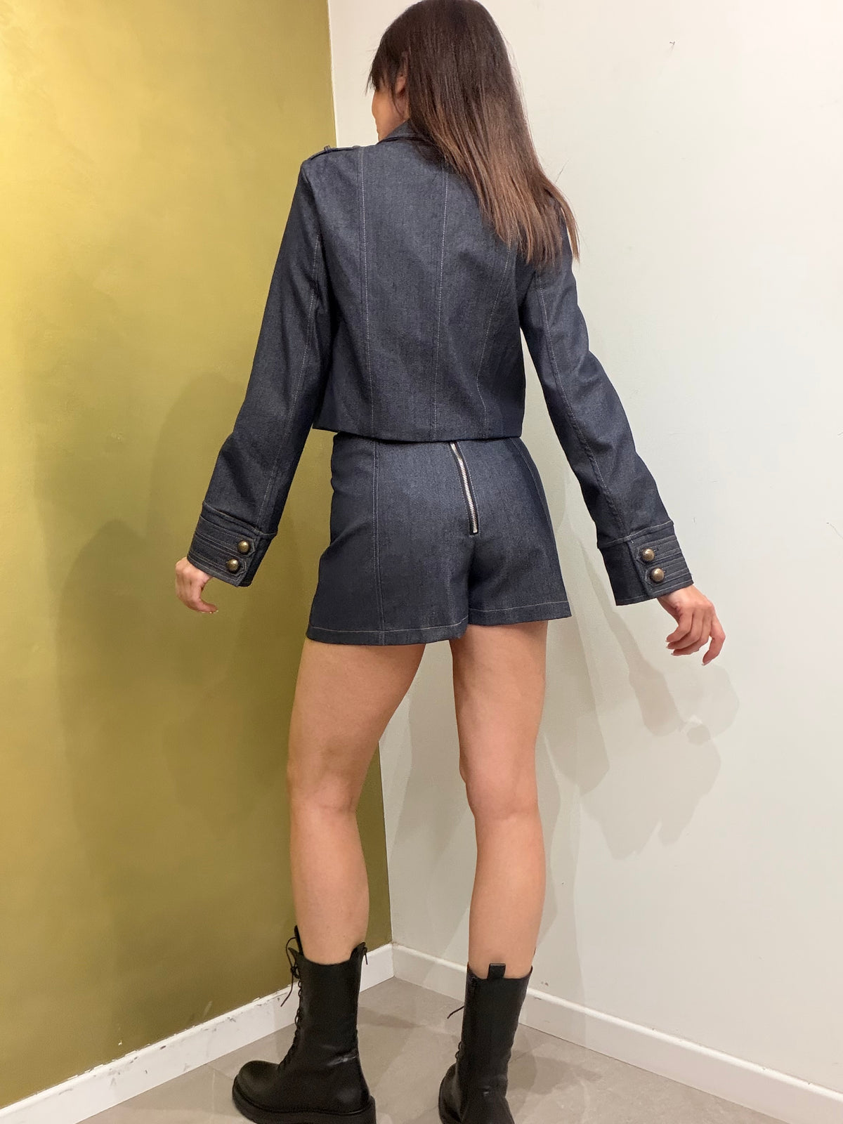 MINI SHORTS DENIM LUMINA