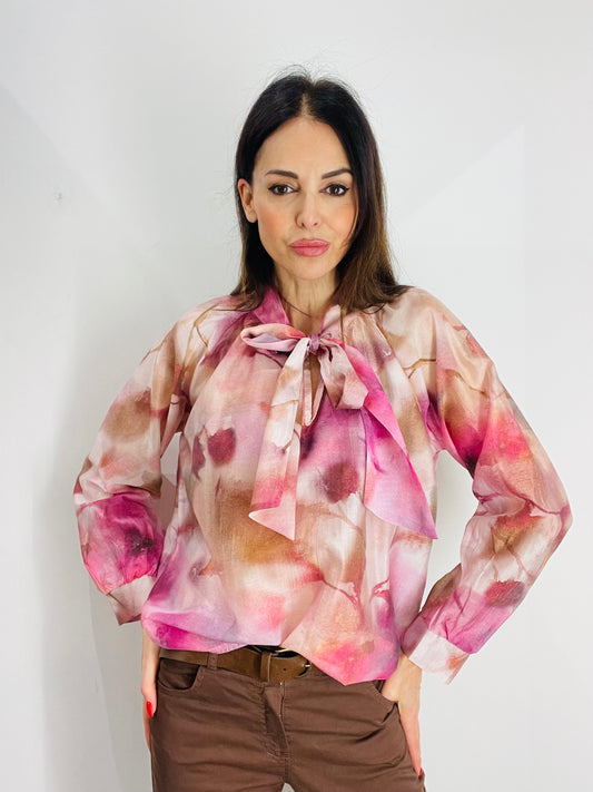 BLUSA FLOREALE KIKISIX