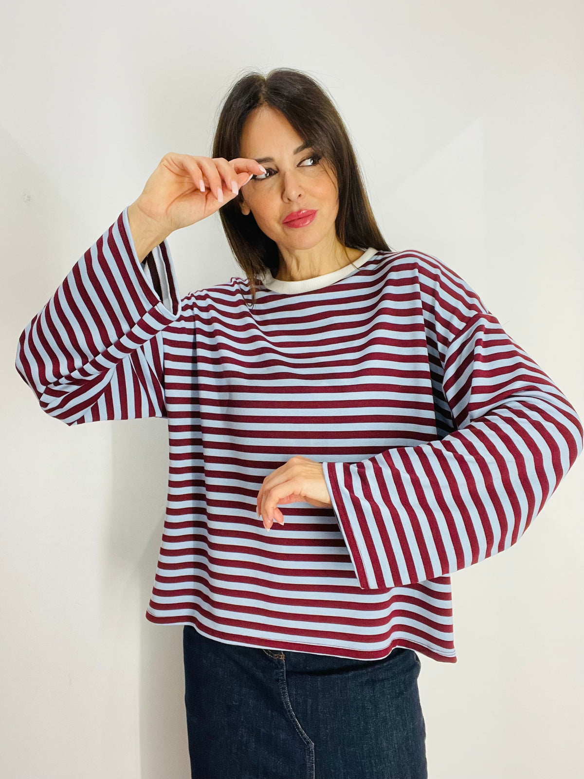 MAGLIA OVER RIGHE
