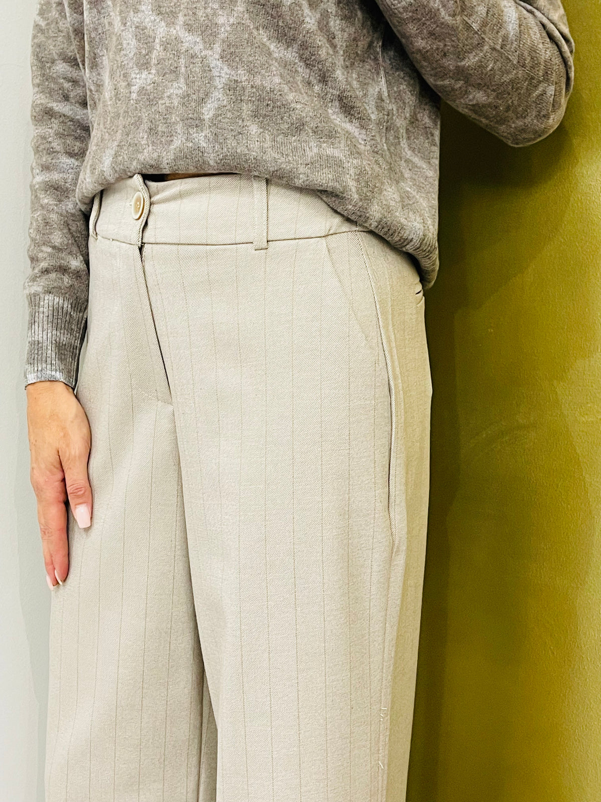 PANTALONE CLASSICO GESSATO