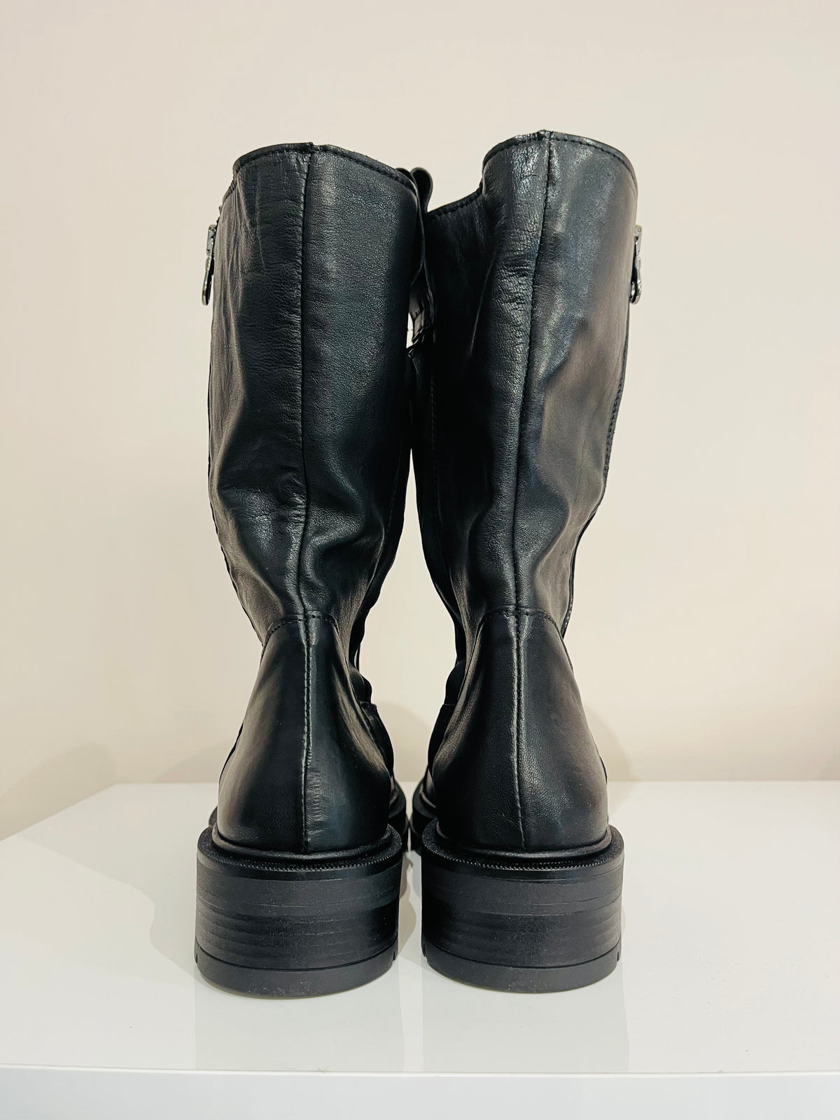 STIVALE COMBAT PELLE