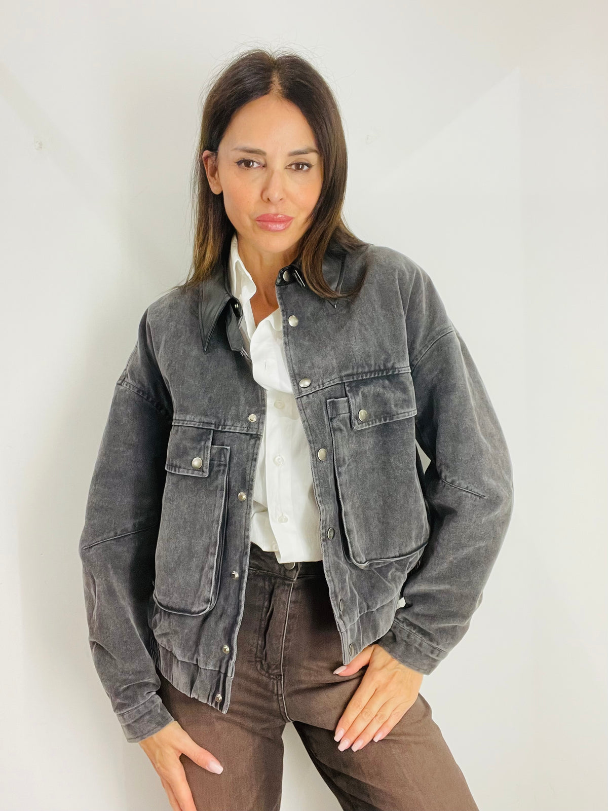 BOMBER IN DENIM