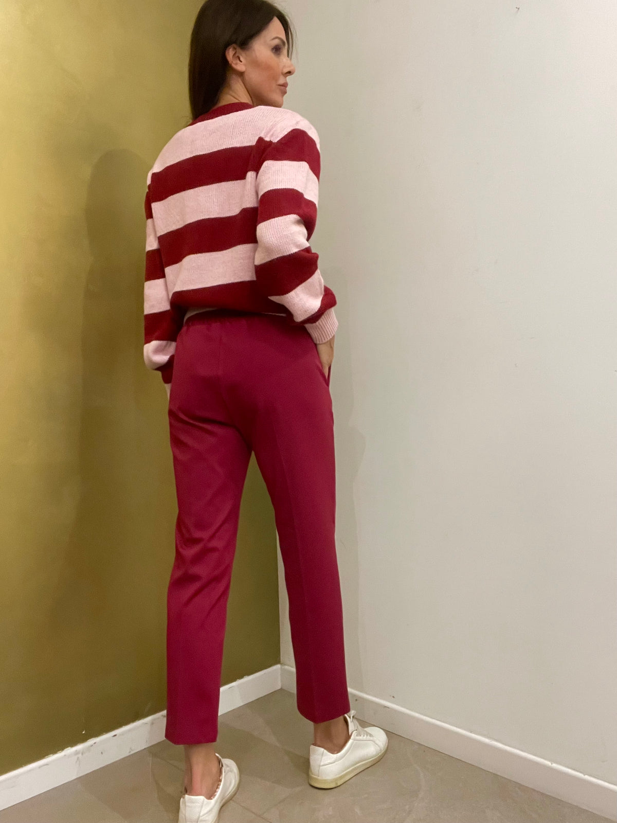 PANTALONE SIGARETTA IN PUNTO MILANO