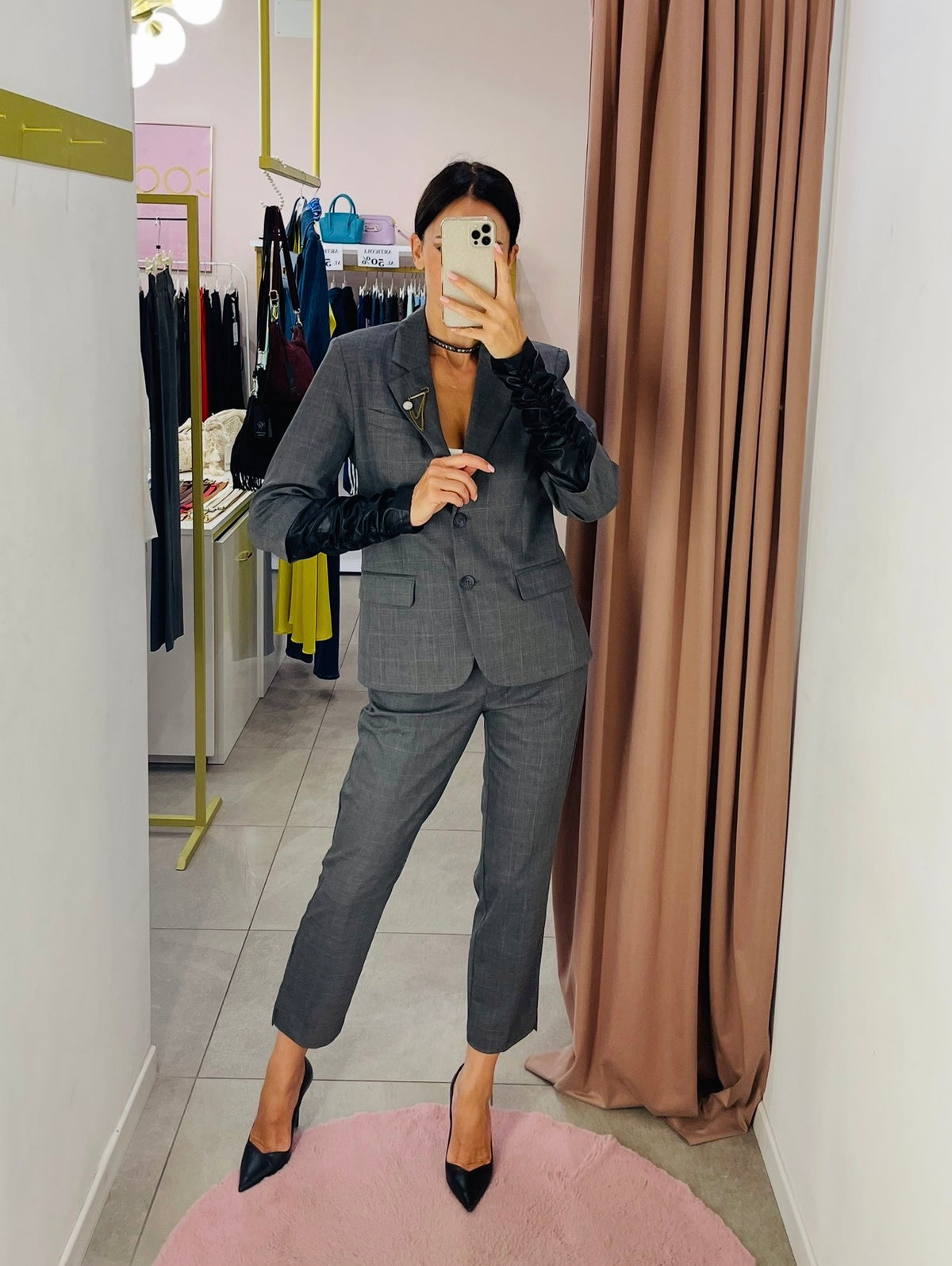 PANTALONE SIGARETTA PRINCIPE DI GALLES