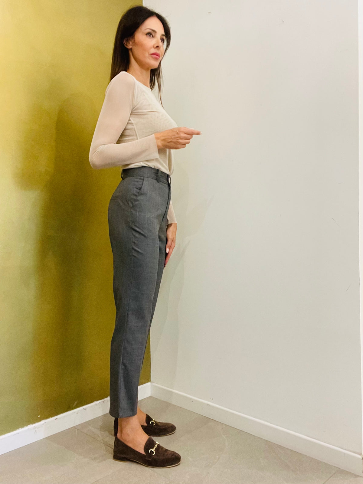 PANTALONE SIGARETTA PRINCIPE DI GALLES