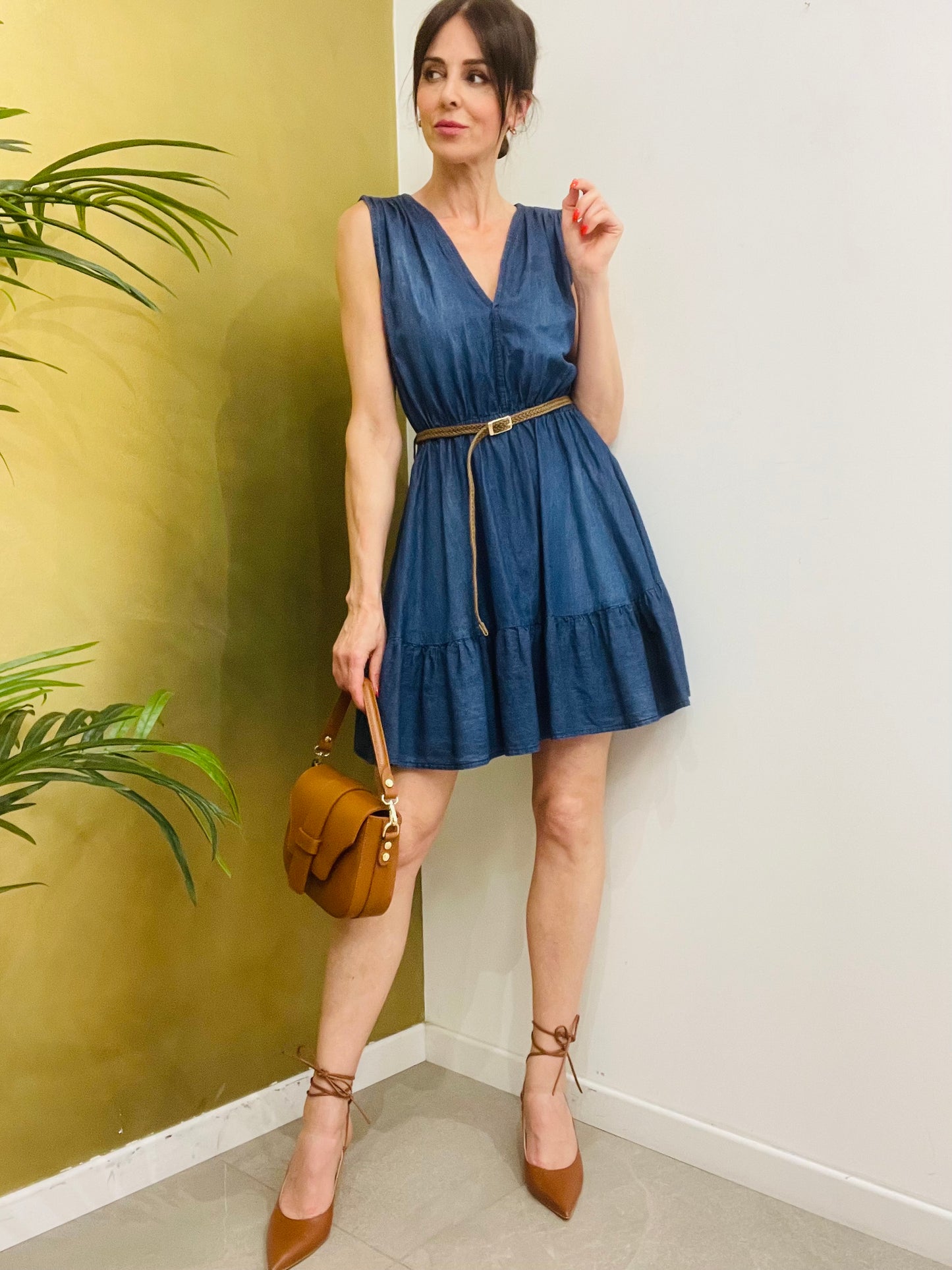 ABITO CORTO CHAMBRAY