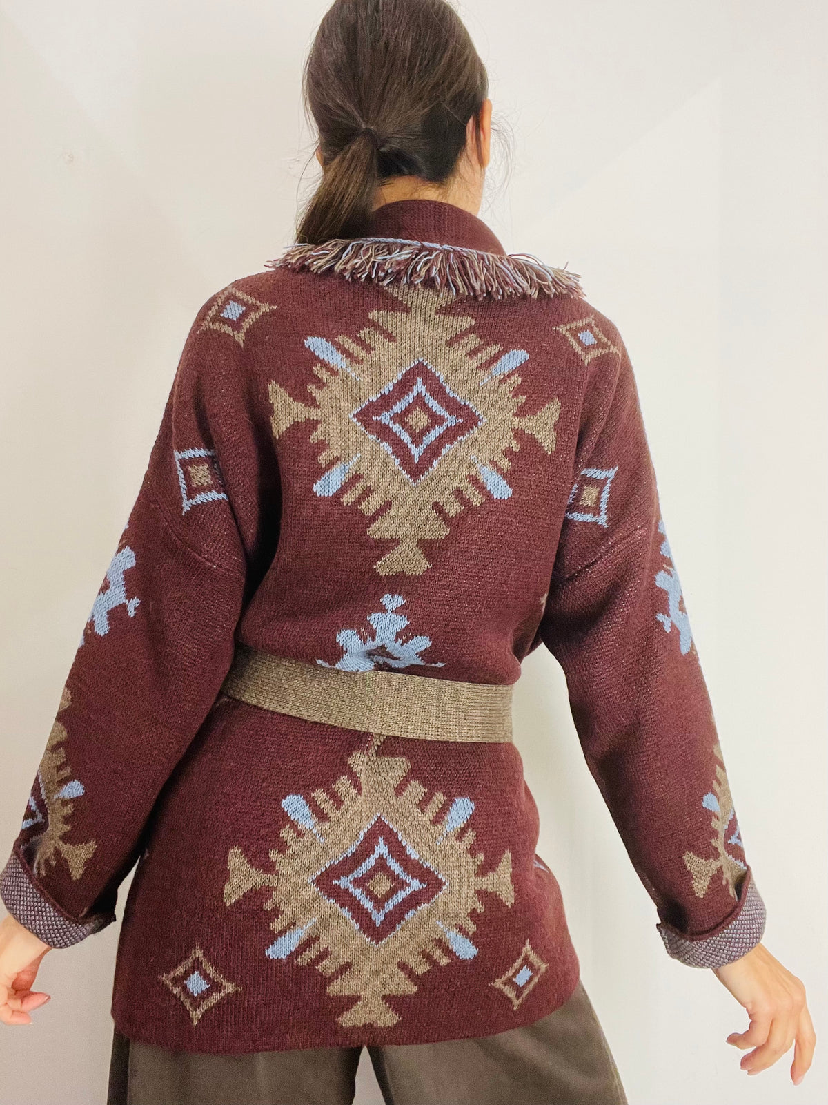 CARDIGAN ALANUI CON CINTURA
