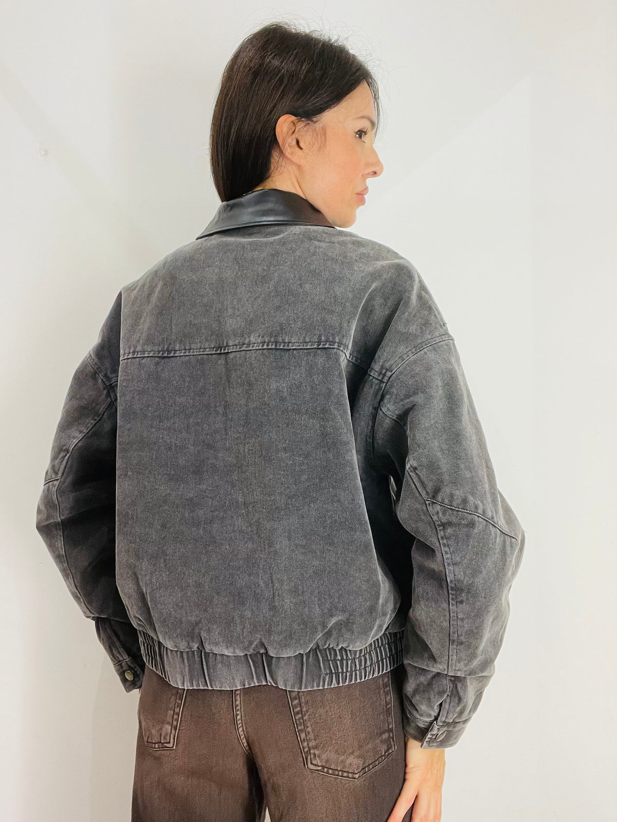 BOMBER IN DENIM