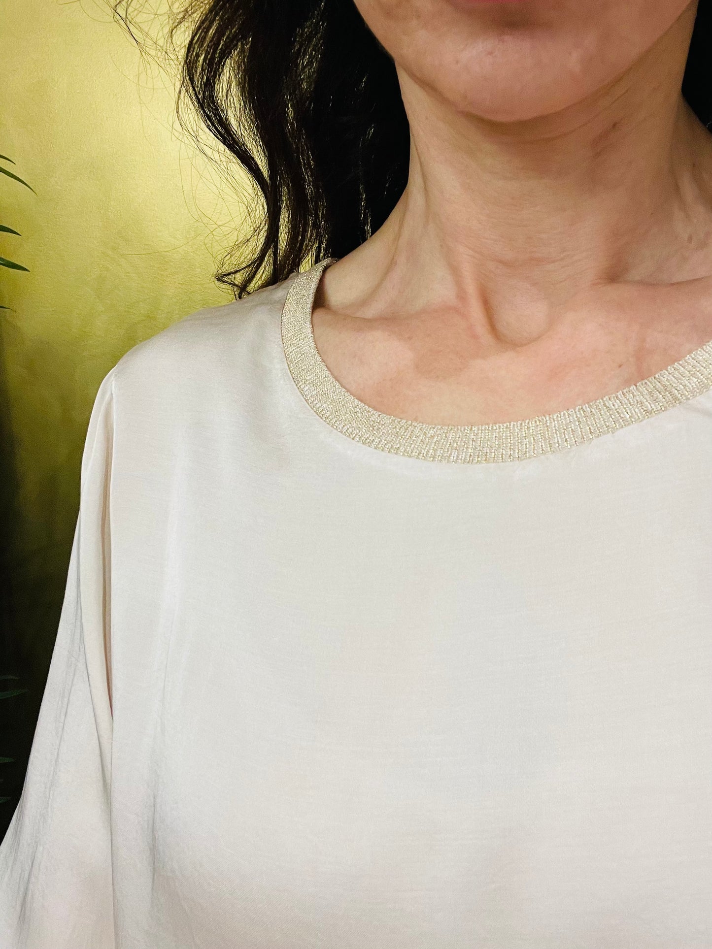 BLUSA SCOLLO LUREX