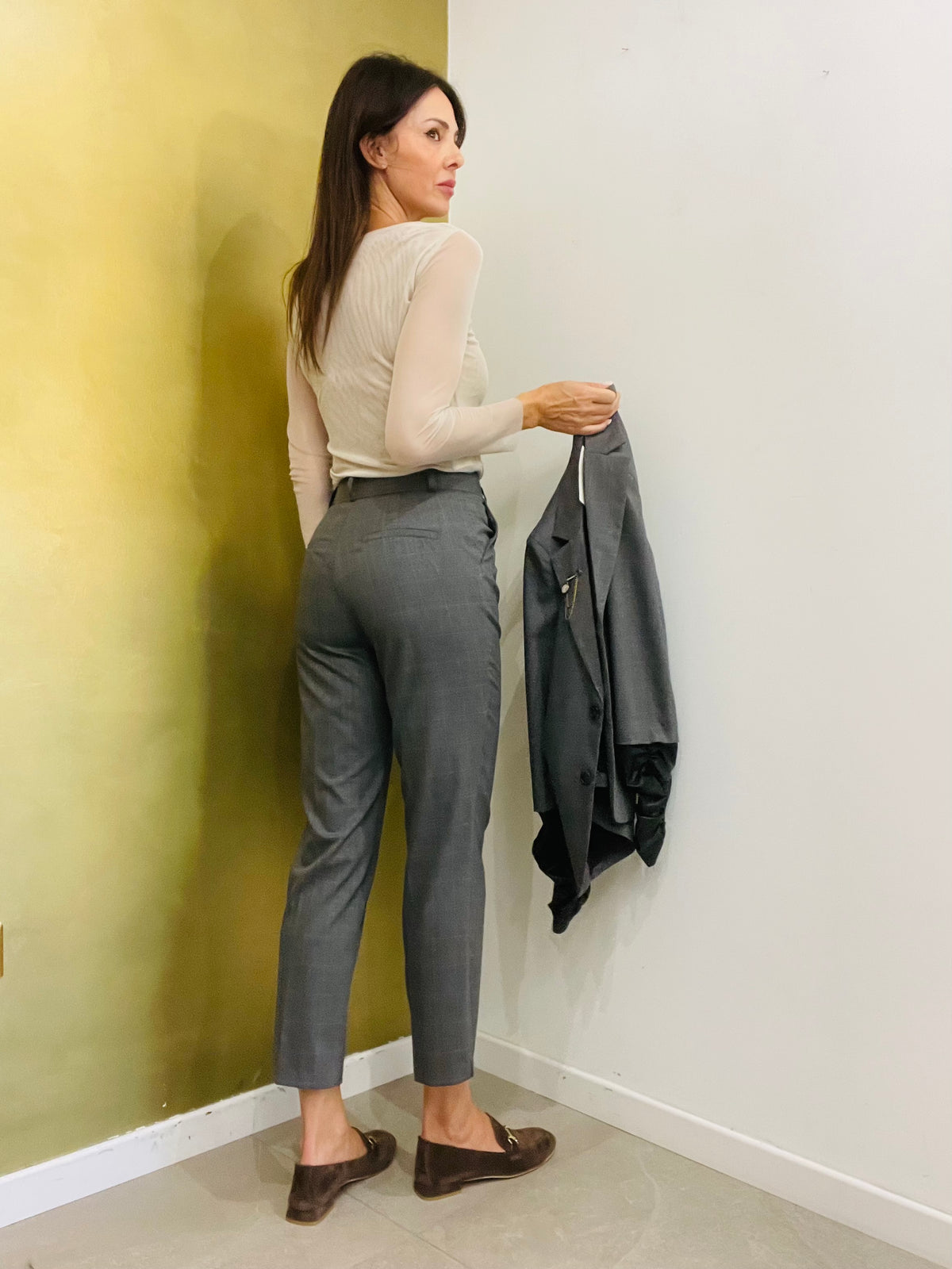 PANTALONE SIGARETTA PRINCIPE DI GALLES