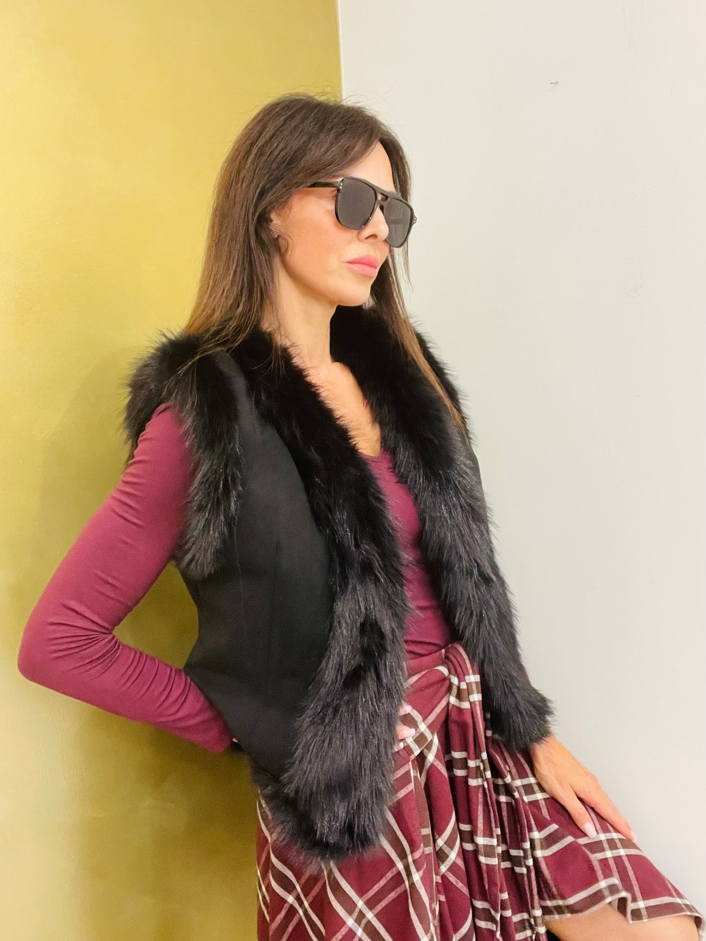 GILET ECO PELLICCIA