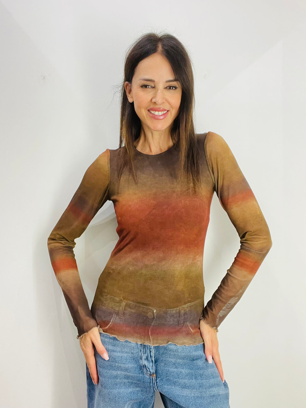 MAGLIA TULLE SFUMATA