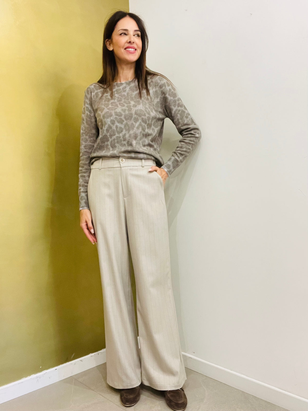 PANTALONE CLASSICO GESSATO
