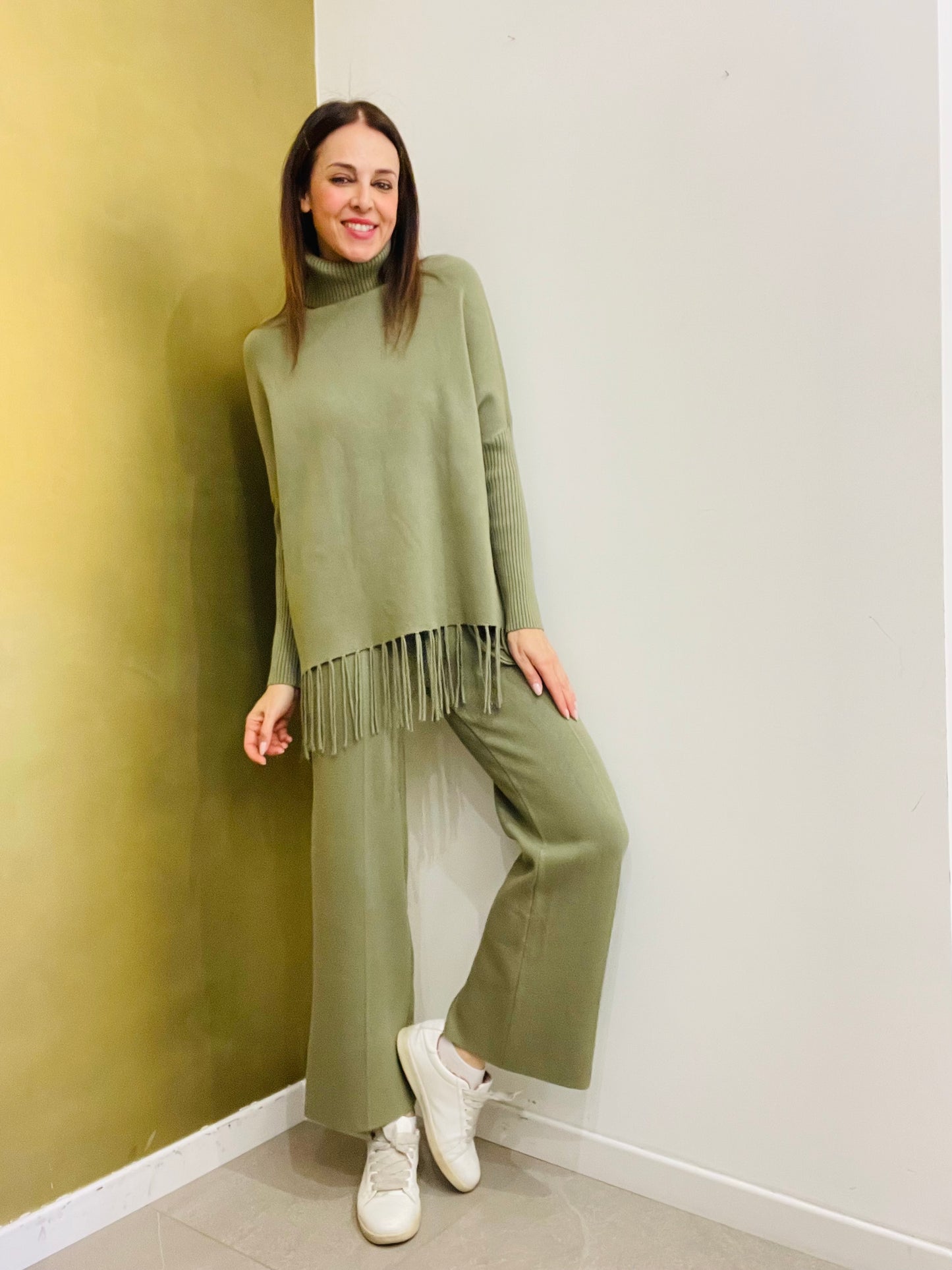 PANTALONE TUTA  IN MAGLIA