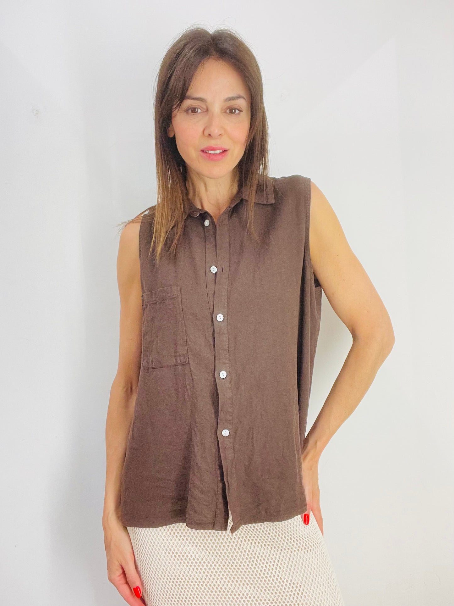 CAMICIA SMANICATA