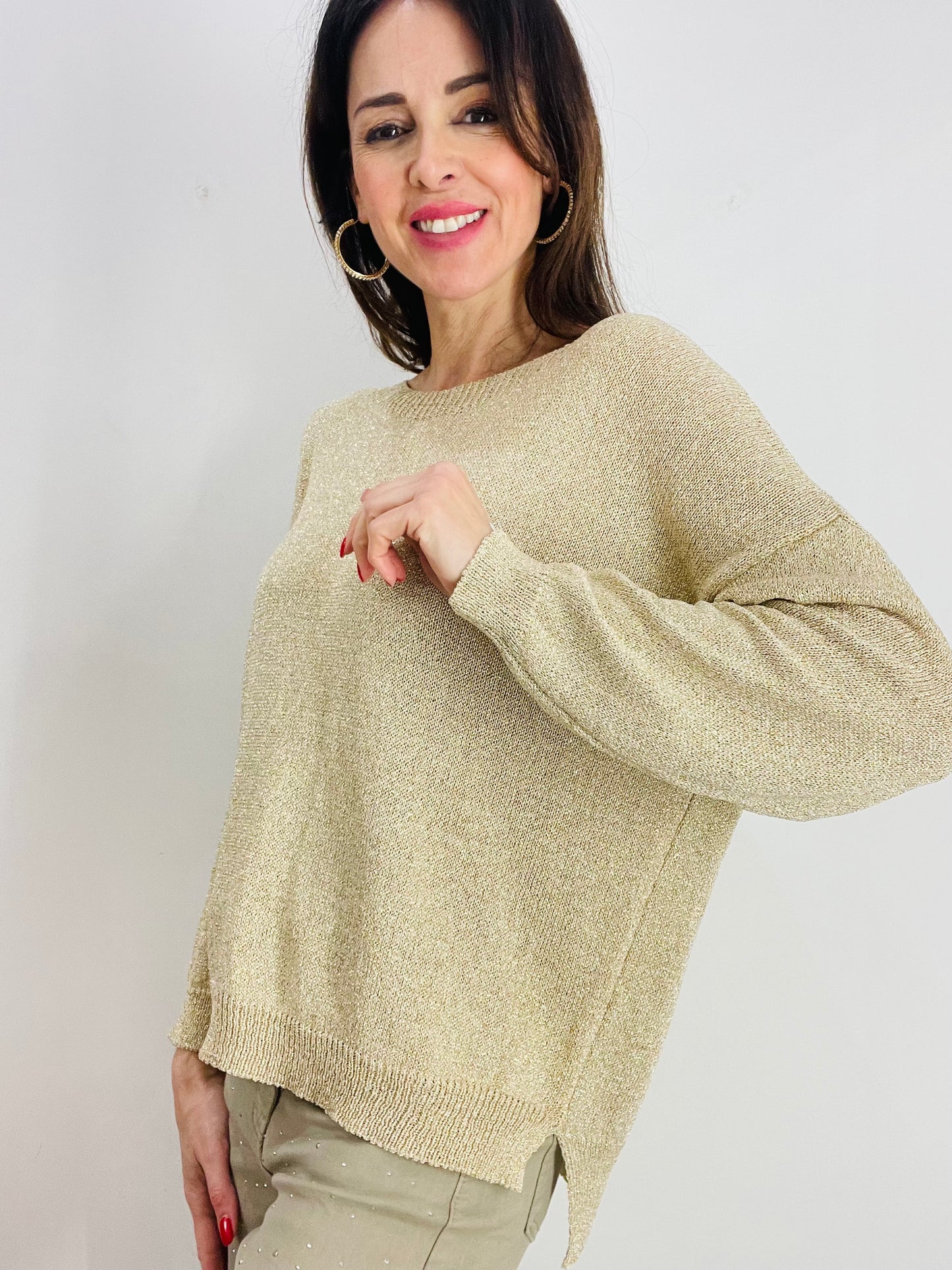 MAGLIA BARCHETTA LUREX