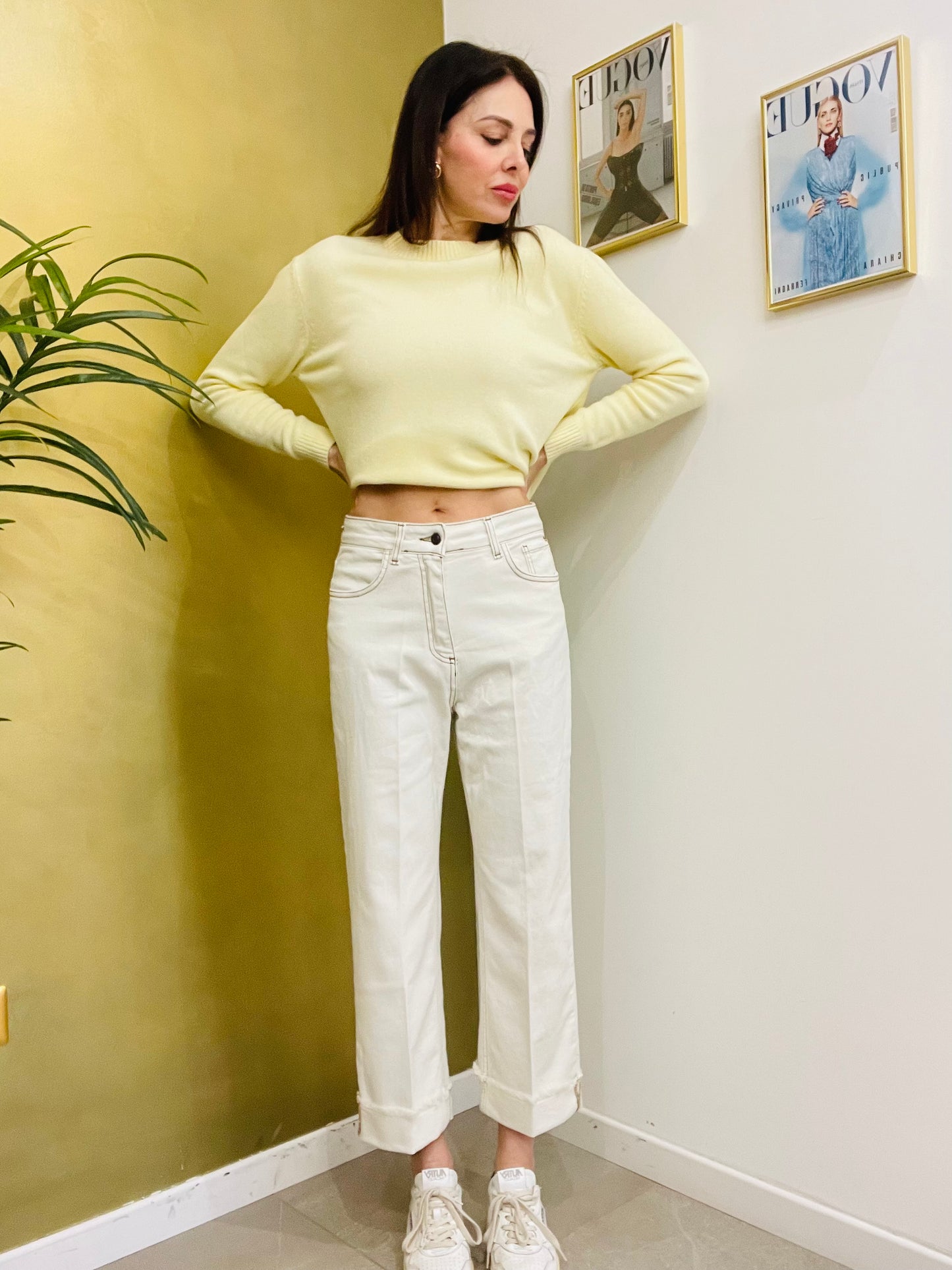 JEANS DRITTO IMPUNTURATO