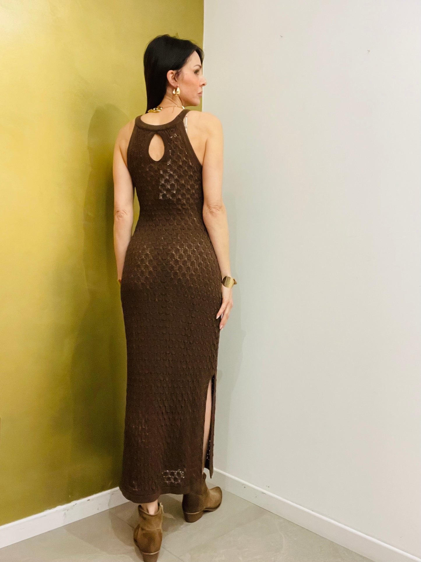 ABITO LUNGO TRAFORATO