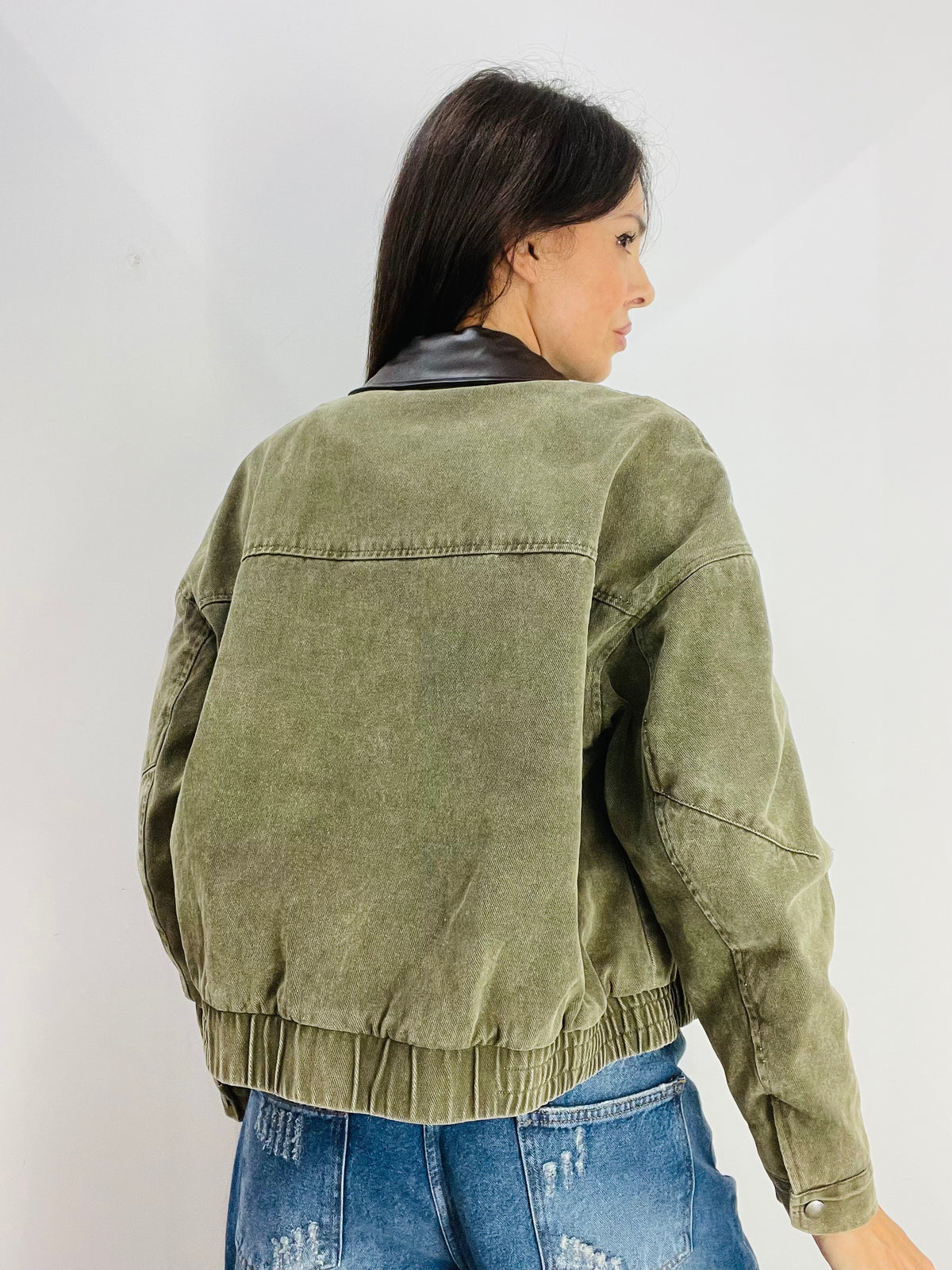 BOMBER IN DENIM