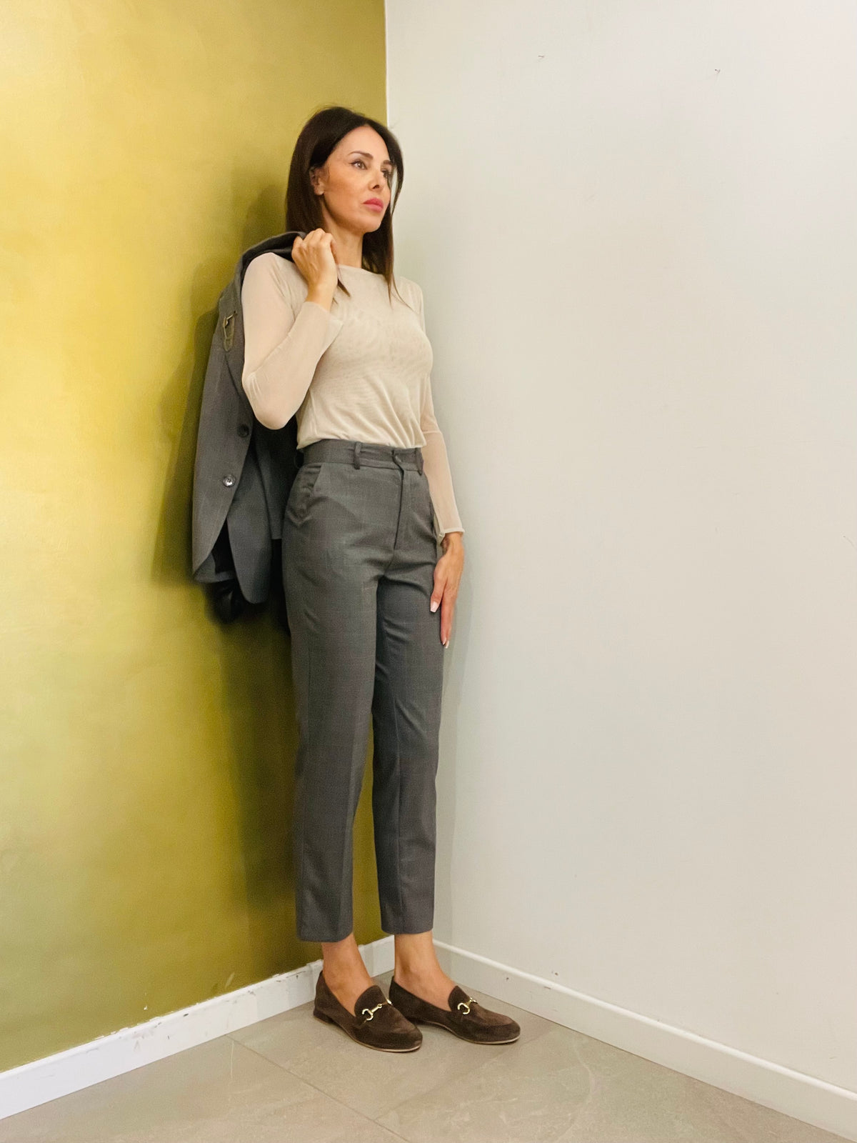 PANTALONE SIGARETTA PRINCIPE DI GALLES