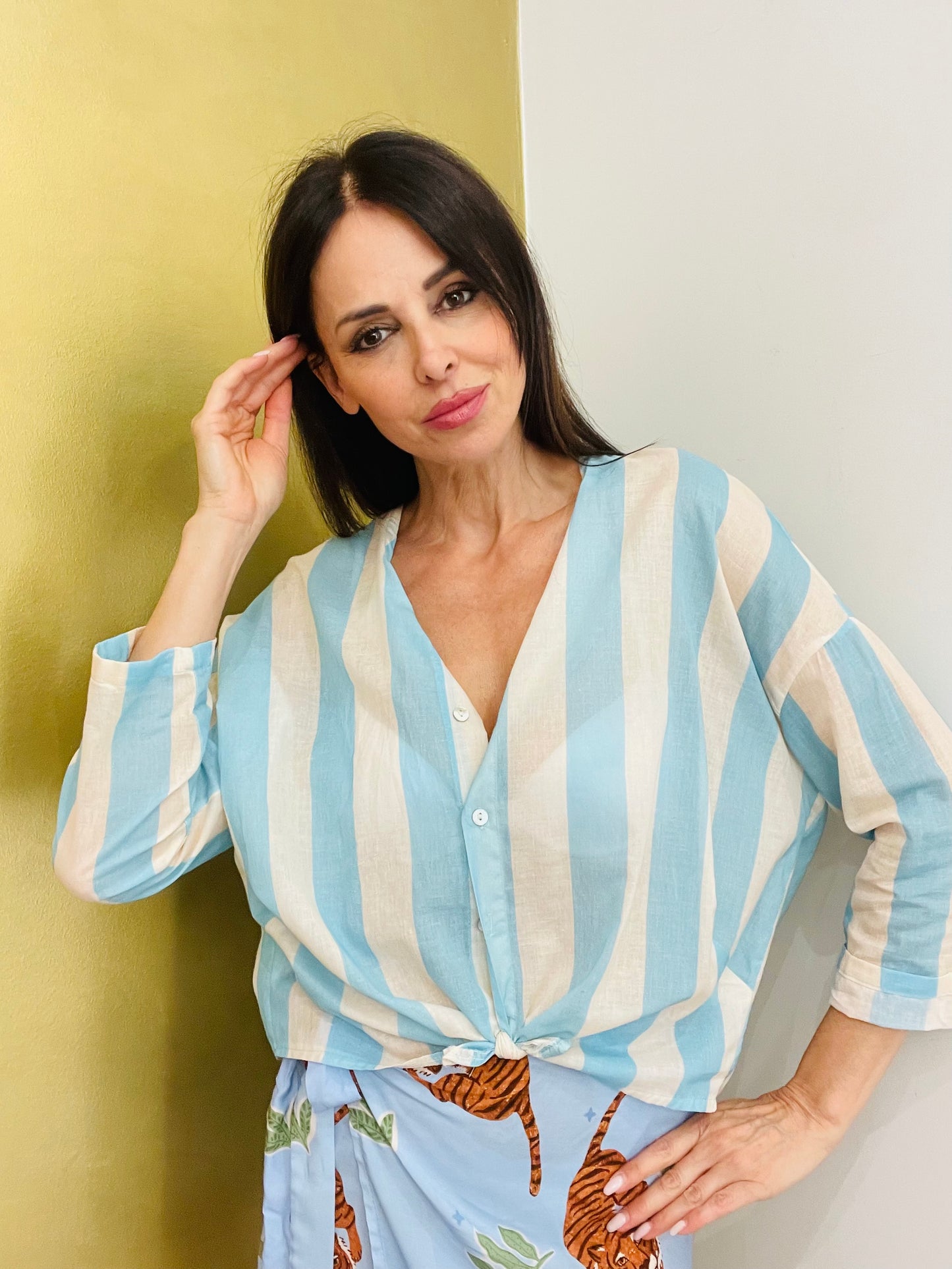 CAMICIA RIGHE KIKISIX