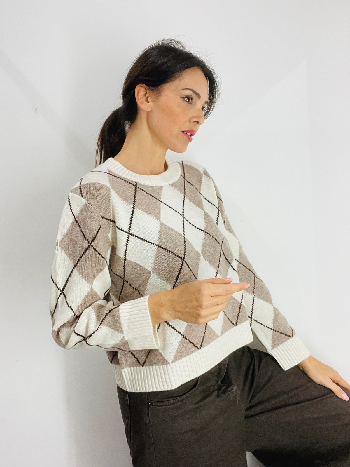 MAGLIA A ROMBI