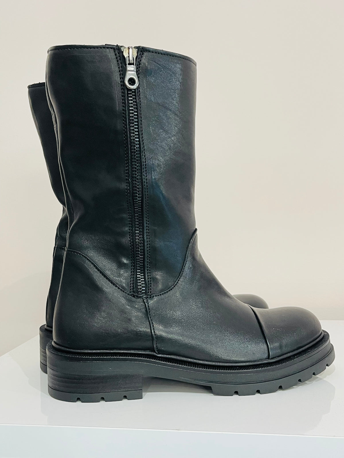 STIVALE COMBAT PELLE
