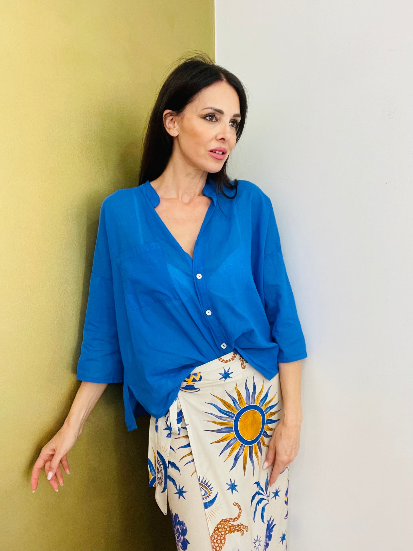 CAMICIA  MUSSOLA TASCHINO MOTEL