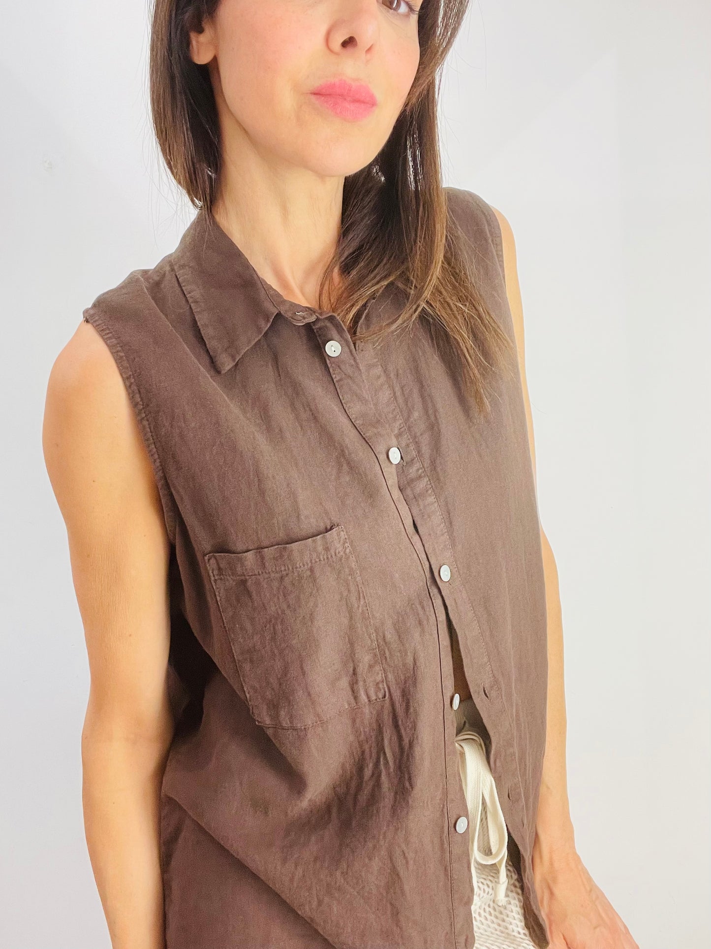 CAMICIA SMANICATA