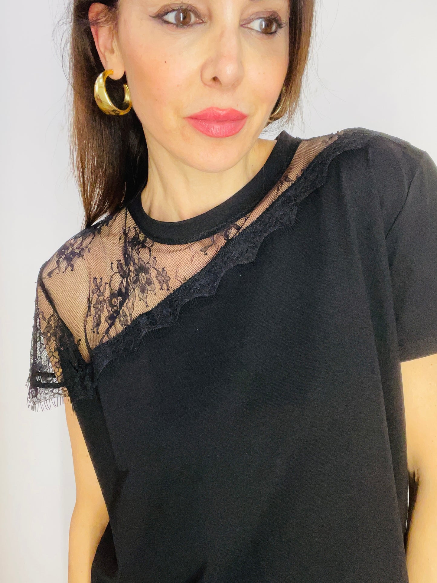 T-SHIRT INSERTO PIZZO