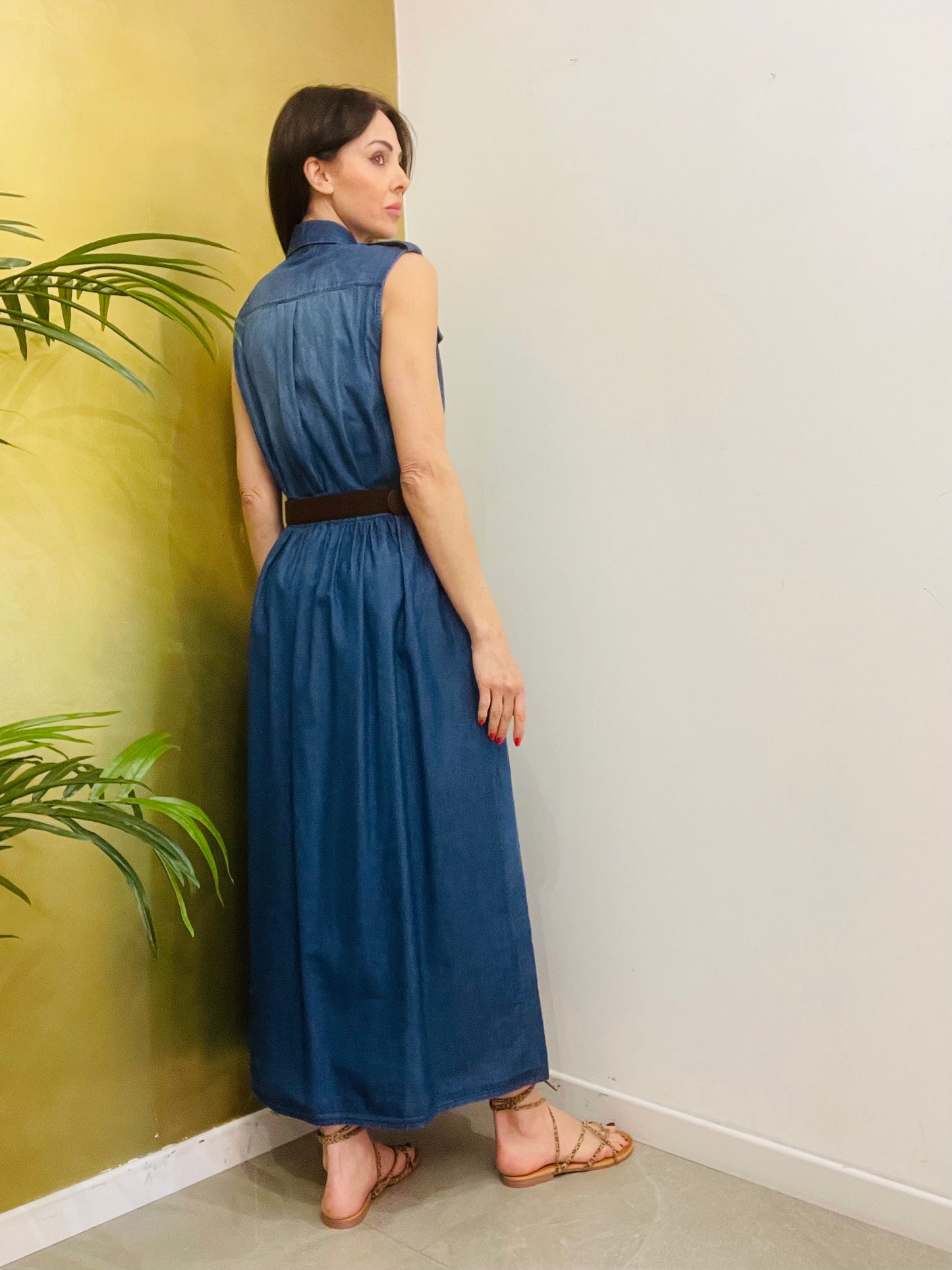 ABITO LUNGO CHAMBRAY