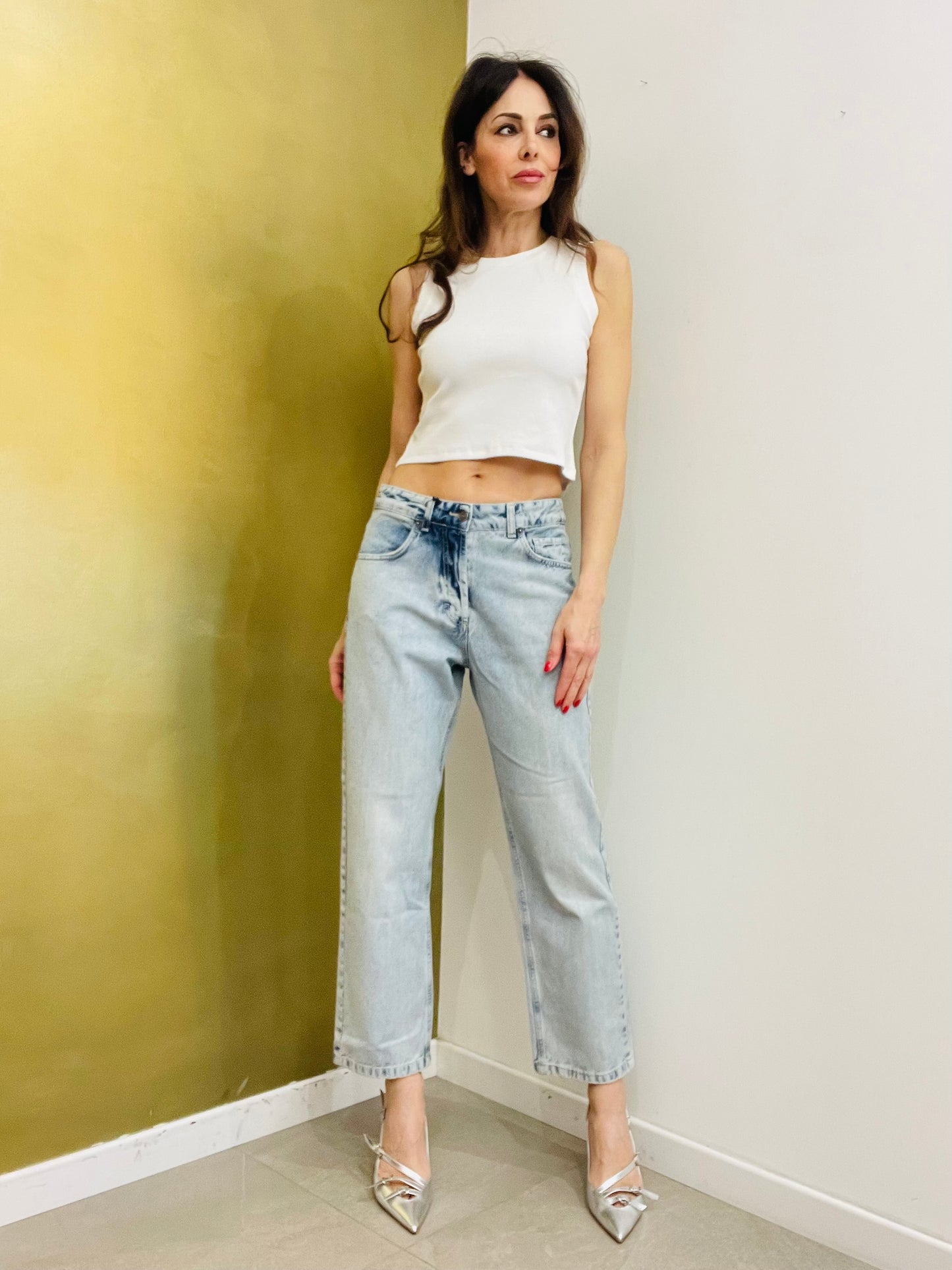 JEANS RELAX FIT TENSIONE IN