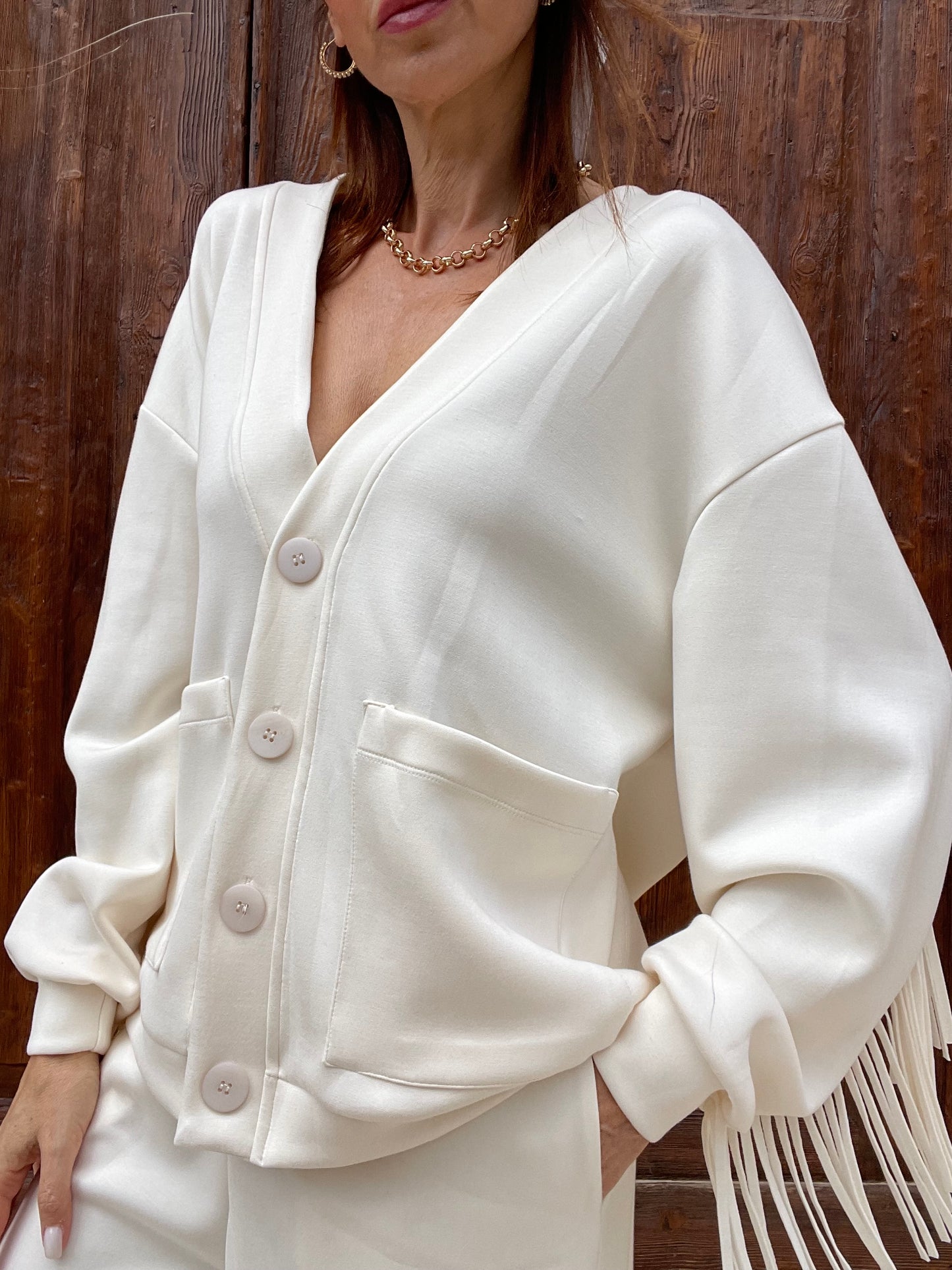 CARDIGAN TUTA FRANGE