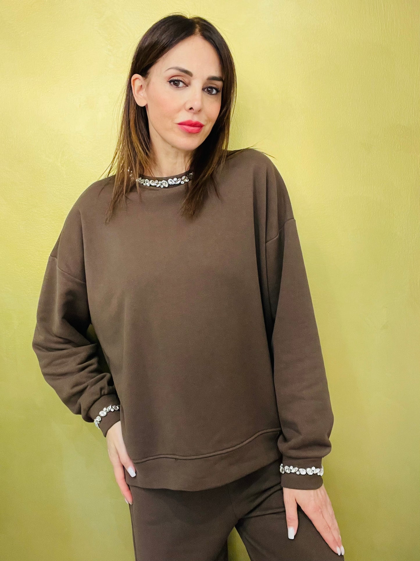 FELPA TUTA DIAMANTI