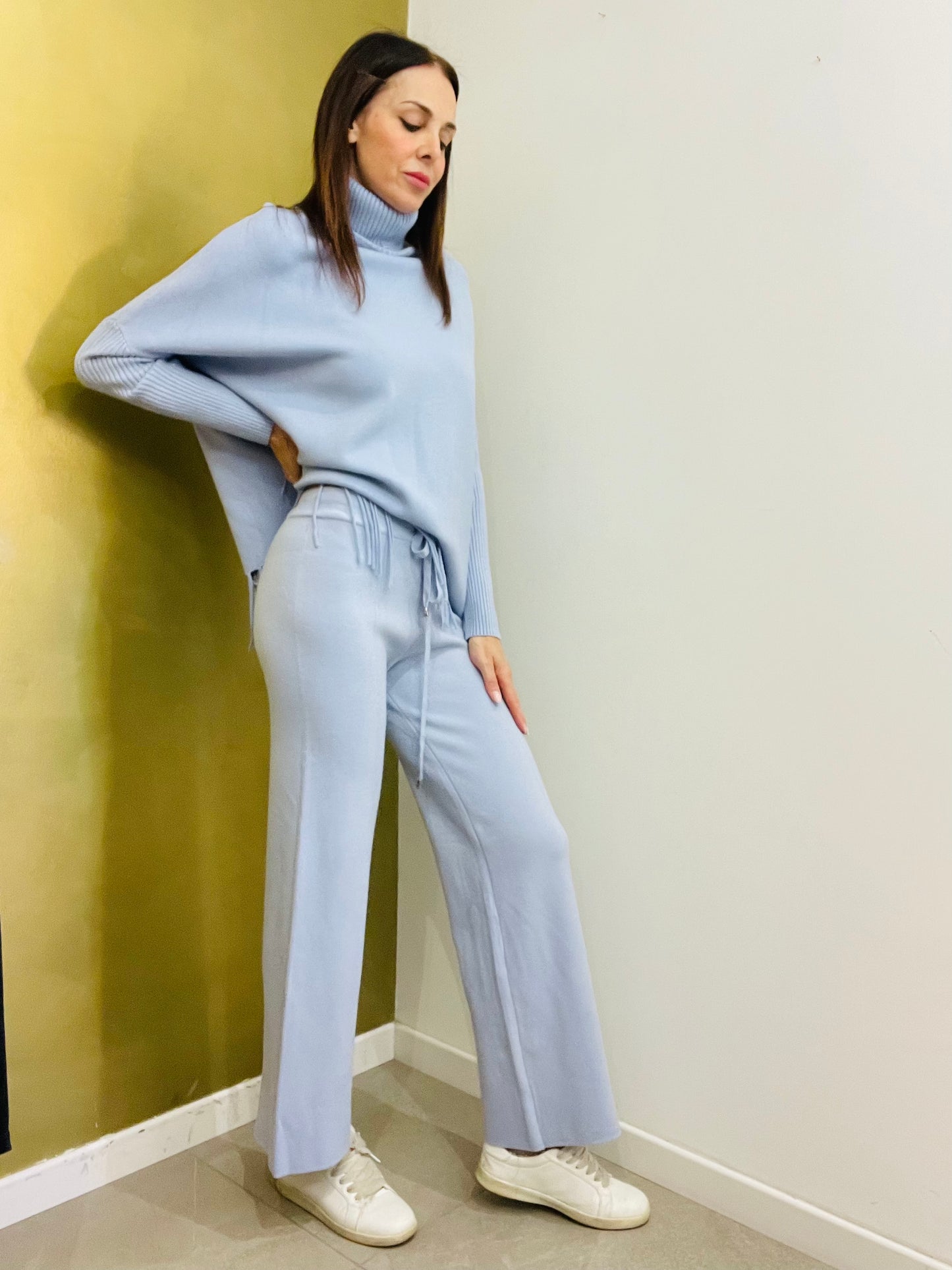 PANTALONE TUTA  IN MAGLIA