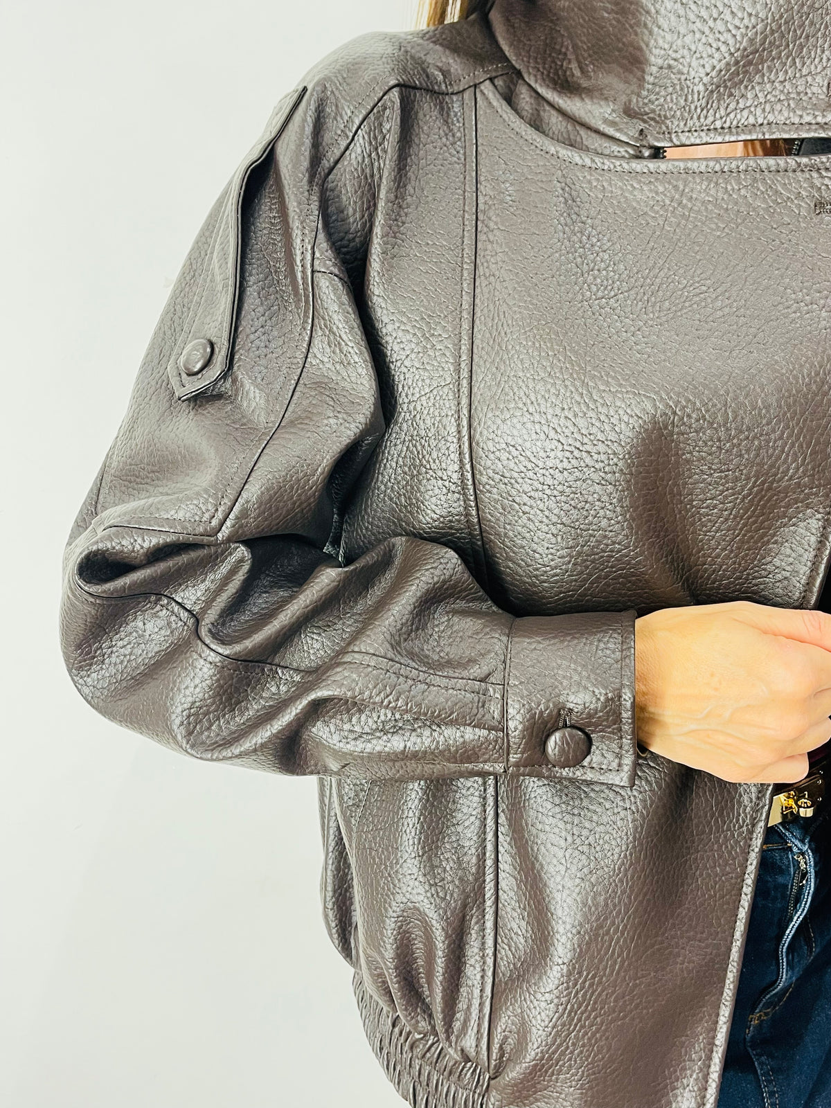 BOMBER ECO PELLE