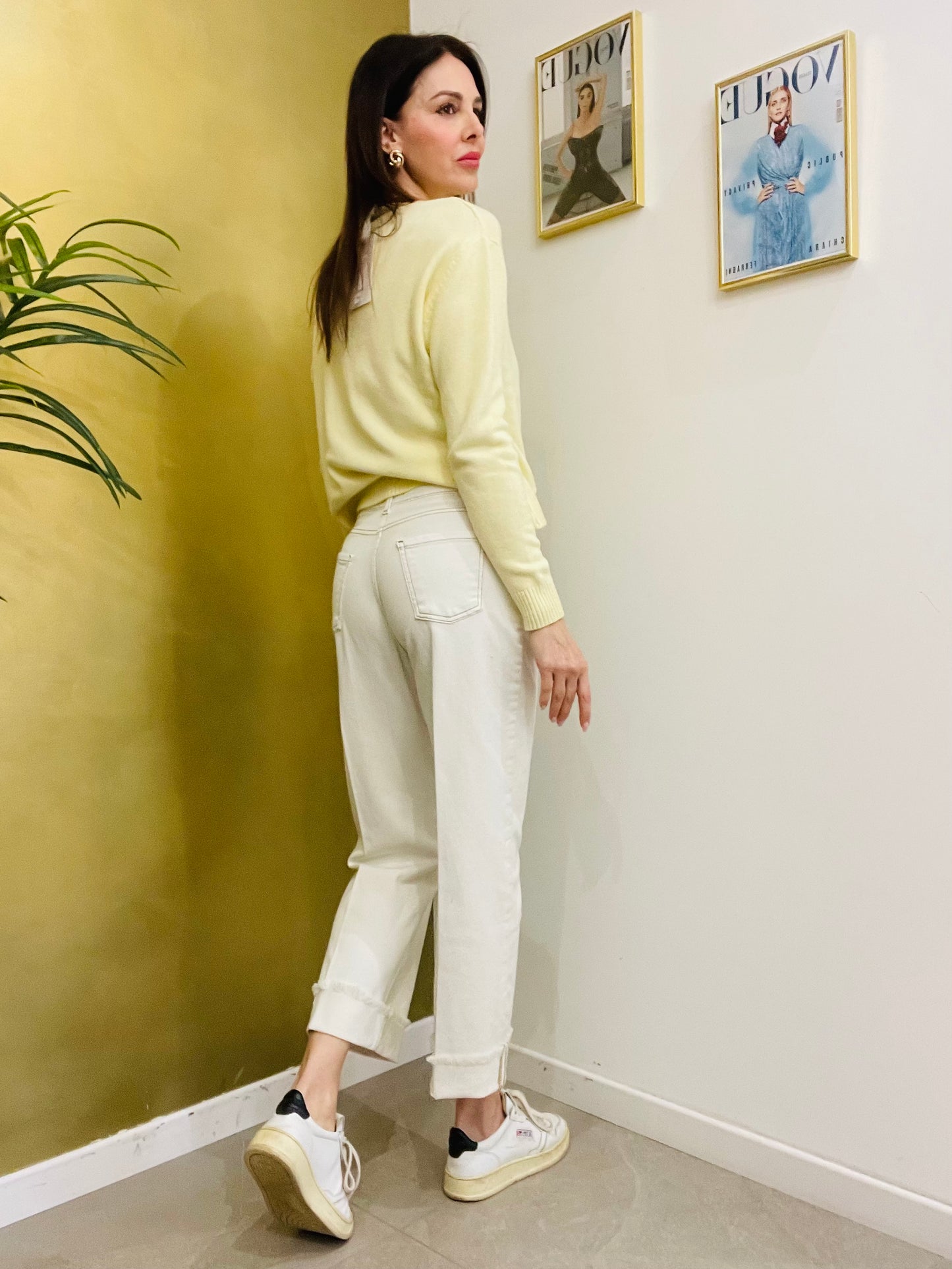 JEANS DRITTO IMPUNTURATO