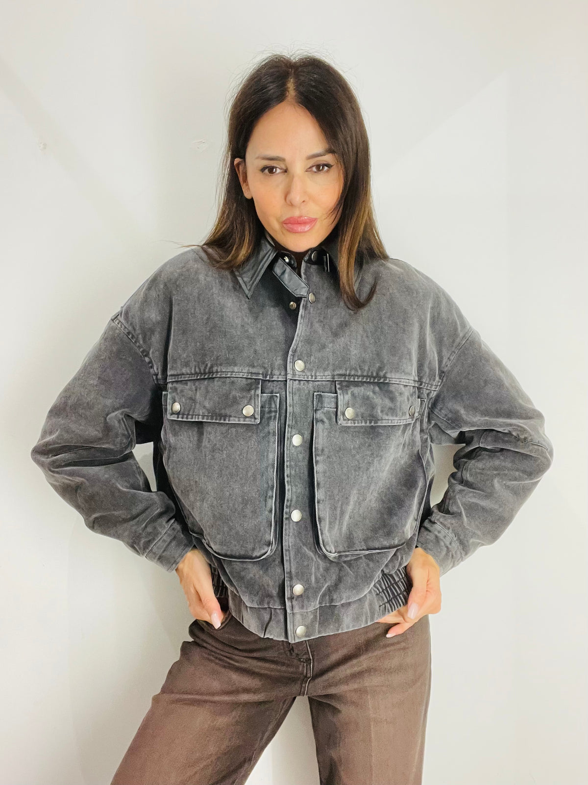 BOMBER IN DENIM