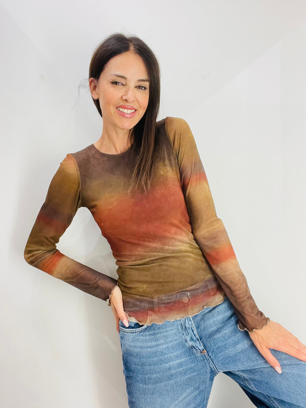MAGLIA TULLE SFUMATA