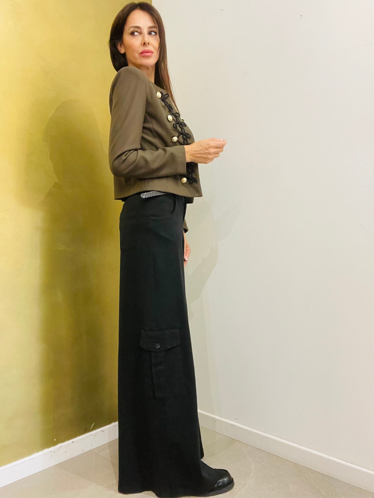 PANTALONE PALAZZO AMPIO CARGO