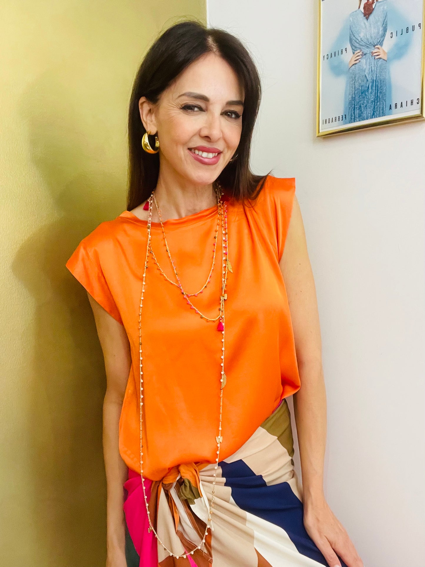 BLUSA VISCOSA CON ALETTE