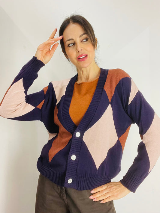 CARDIGAN ROMBI